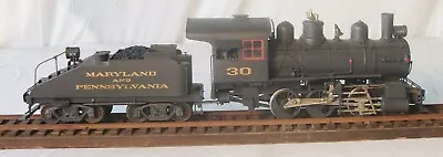 $500 • Buy MARYLAND & PENNSYLVANIA O Scale 0-6-0 Locomotive & Tender Painted #30