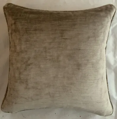 A 18 Inch Cushion Cover In Laura Ashley Villandry Truffle Velvet Fabric • £18.99