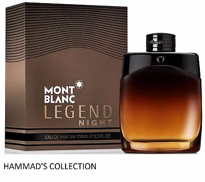 Mont Blanc Legend Night Edp 3.3 Oz / 100 Ml For Men (nib) Sealed • $42