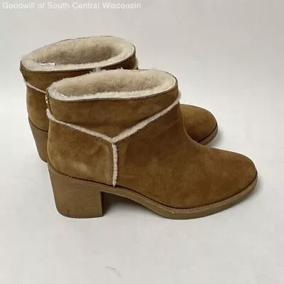 Women's UGG Kasen Suede Ankle Boots Size 11 Chestnut 1018644 • $24.99