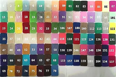  Felt Craft Fabric A Variety Of OVER 100 COLOURS Sold Per Metre 44  - 112cm Wide • £3.99