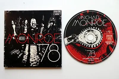 MICHAEL MONROE '78 PROMO CD-Single 2011 Hanoi Rocks • $30
