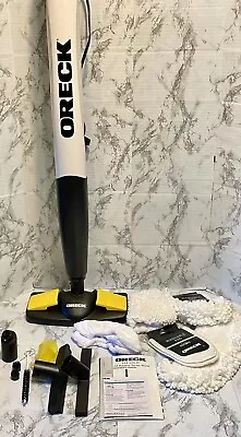 Oreck Steam Mop STEAM100LRH New Extra Floor Pads Steam Wand New • $129