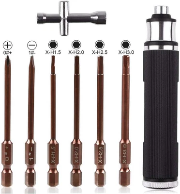 £15.95 • Buy Makerfire RC Car Tool Kit - 7 In1 RC Tool Kit Portable RC Tool Set With Cross RC