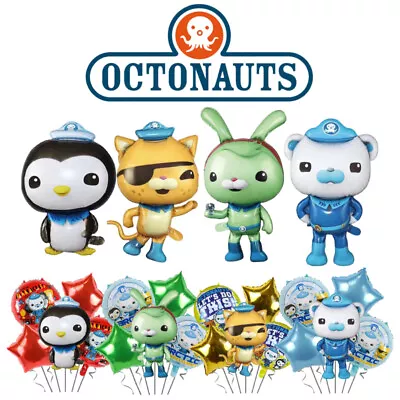 Barnacles Tweak Kwazii And Peso The Octonauts-themed Aluminum Foil Balloons • £10.26