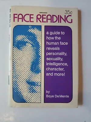 Vintage 1969 Dell Purse Book FACE READING #2451 Mini Booklet • $18