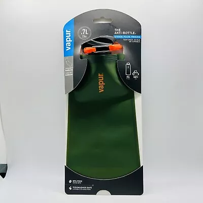 VAPUR Flexible Water Bottle W/Carabiner 0.7L/23fl Oz (Olive Green) Hiking - NEW! • $7.99
