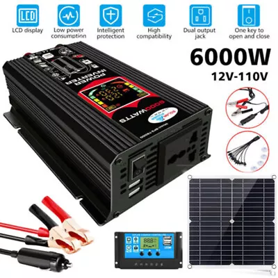 $105.98 • Buy 6000W Solar Panel System Kit Complete Solar Power Generator 100A Home 110V US