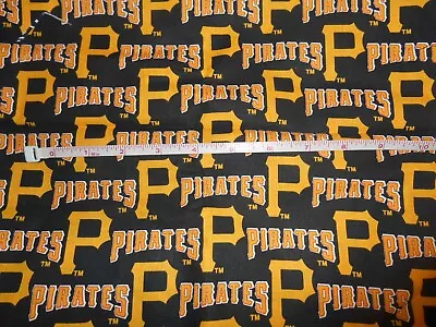 Pittsburgh Pirates Baseball Fabric 29''x58  MLB New • $15.99