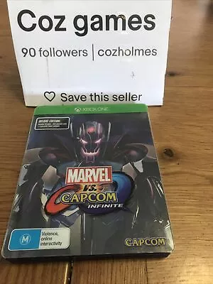 Marvel Vs Capcom Infinite [ DELUXE Edition STEELBOOK ] (XBOX ONE) Very Rare OZ • $75