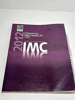 ICC International Code Council Series: 2012 International Mechanical Code • $69.99