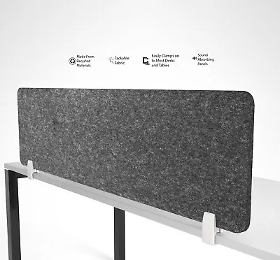 4x PET Acoustic Desk Divider Privacy Screen Office & Classroom Social Distance • £102