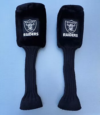 Oakland Raiders Vintage Golf Club Head Cover Sock 1 Wood Driver & X Las Vegas • $44.44