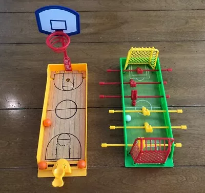 Lot Of 2 NPW Finger Board Mini Basketball & Soccer Games • $3.99