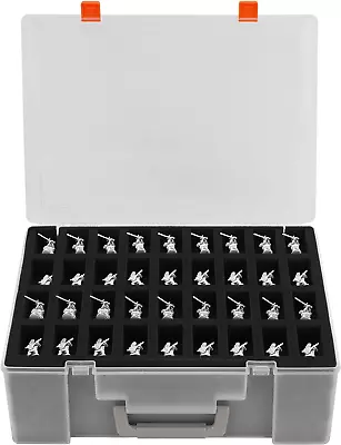 Miniature Storage Sturdy Carrying Figure Case -108 Slot Figurine Minature  • $53.99