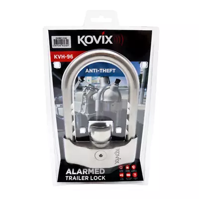 NEW Kovix Alarm Trailer Lock  KVH-96 Tow Ball Hitch Caravan Boat Trailer Alko • $220