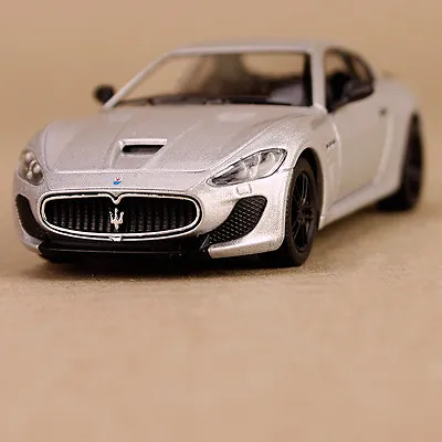 2013 Silver Maserati GT Gran Tursimo Sports Car Model 1:38 Die-Cast Pull-Back • $30