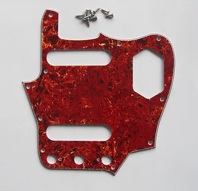 US Standard Guitar Pickguard Scrach Plate Vintage Tortoise For Fender Jaguar  • $18.83