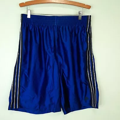 Adidas Basketball Athletic Workout Shorts Mens XL Waist 31  Inseam 10  Blue • $24