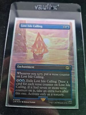 MTG - Tales Of Middle Earth - Lost Isle Calling  Borderless Foil - Free Postage • £0.99