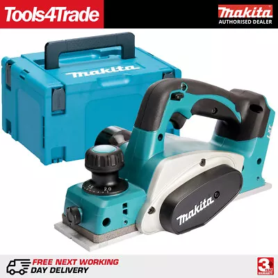 Makita DKP180Z 18V LXT Li-Ion Cordless Planer Body With Mak Case Type 3 + Inlay • £191