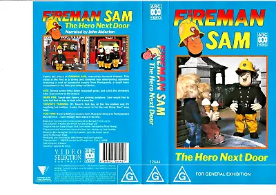 Fireman Sam The Hero Next Door Vhs Video Pal A Rare Find • $59