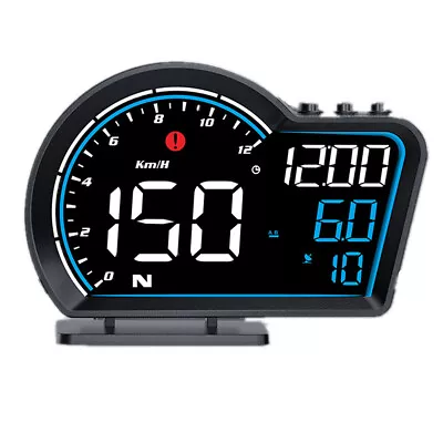 Digital Car HUD GPS Speedometer MPH KMH Gauge Head Up Display HD Overspeed Alarm • $35.90