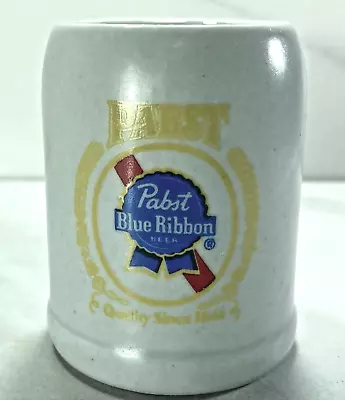 PABST BLUE RIBBON Mini Beer Stein - 2.5  X 2   Ceramarte (unmarked) - Shot Glass • $15