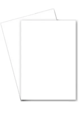 A5 Or A4 WHITE CARD 160gsm SHEETS - ARTS AND CRAFTS - SELECT AMOUNT  • £0.99