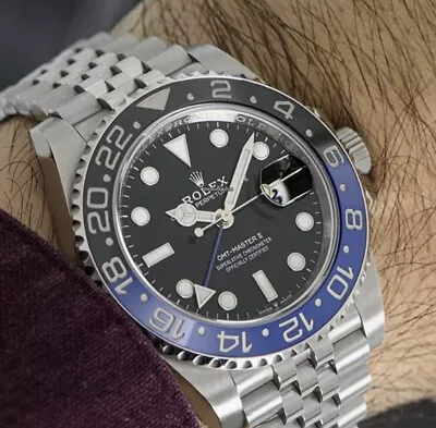 Rolex GMT Master 2 Batman -126710BLNR • £11100