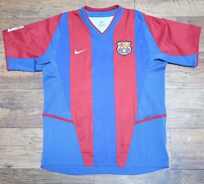 Barcelona Kids' Jersey Shirt 100% Original Kids' L 2002/2003 • $19.99