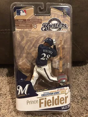 McFarlane MLB 26 Prince Fielder Collector Level Gold (Blue Jersey) • $11.30