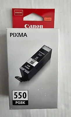 Canon  PIXMA PGI-550 PGBK 15ml Ink Cartridge ~ Black~ New Unopened~ • £10