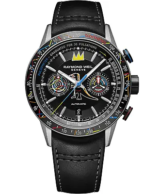 New Raymond Weil Freelancer Special Edition Jean-michel Basquiat  7780-tic-jmb01 • $3995