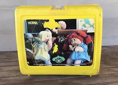 $13.04 • Buy Vintage Thermos 1985 Plastic Cabbage Patch Lunchbox & 1974 Metal/Glass Bottle