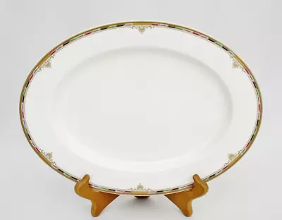 Mikasa Venetian Palace 12 3/4  Oval Platter - Ak010 Japan - Bone China - New • $30