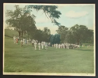 1940's Golf Colorized  Oversized Original Vintage Unique Photo • $60