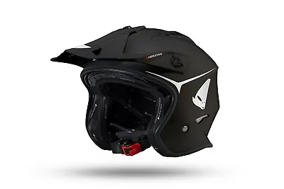 UFO Sheratan Urban Street Trials Helmet Jet Matt Black - All Adult Sizes • $93.31