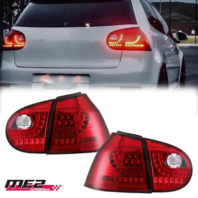 LED For 2006-09 Volkswagen VW GTI Rabbit Golf MK5 Tail Lights Rear Brake Lamps • $180.99