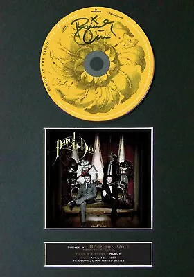 PANIC AT THE DISCO Vices & Virtues ALBUM Signed Autograph CD Mounted Print 71 • £24.99