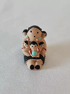 Teissedre 1990 Mini Native American Storyteller 5 Children Signed MN • $12