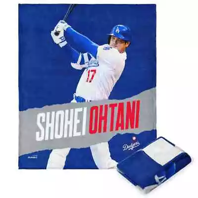 Shohei Ohtani Los Angeles Dodgers MLBPA 50  X 60  Silk Touch Throw Blanket • $49.95