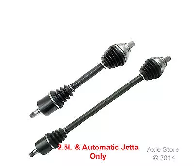 2 New CV Axles VW Jetta 200620072008 2.5L Automatic Both Sides With Warranty • $149
