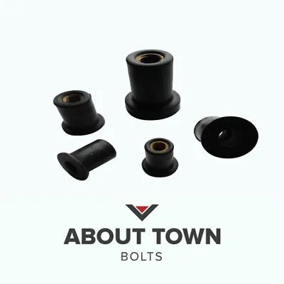 Rubber Well Nuts (Also Known As Motorbike Fairing Nuts) • £4.57