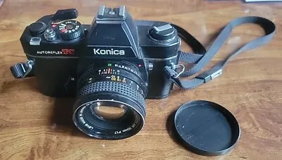 Konica Autoreflex TC 35mm Film SLR Camera W/ Konica Hexanon AR 50/1.7 50mm F1.7 • $45