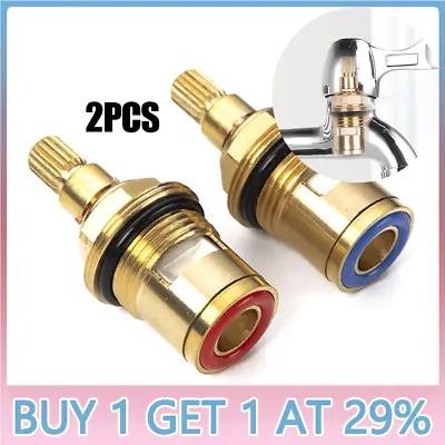 2Pcs Replacement Tap Cartridge Valve Kitchen Basin Mixer Quarter Turn BSP 1/2 ~ • £4.89