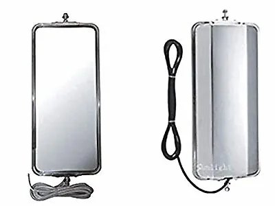$109.95 • Buy West Coast Truck Mirror Heads Stainless Steel Left & Right Set Heated 7  X 16 