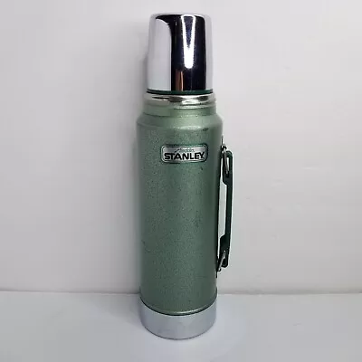 Vintage Stanley Aladdin Green Vacuum Bottle Thermos A-944DH Quart Made In USA • $17.95