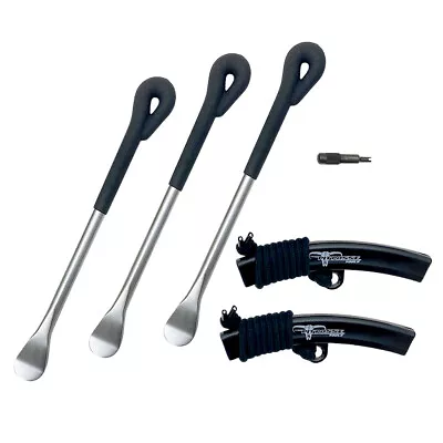 Pit Posse Motorcycle Tire Changing Tool Spoon Lever Iron Kit • $29.95