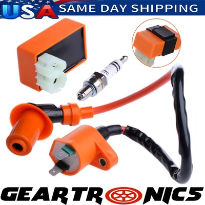 $10.99 • Buy Racing AC CDI Box Ignition Coil Spark Plug Fit GY6 50cc-150cc ATV Moped Scooters